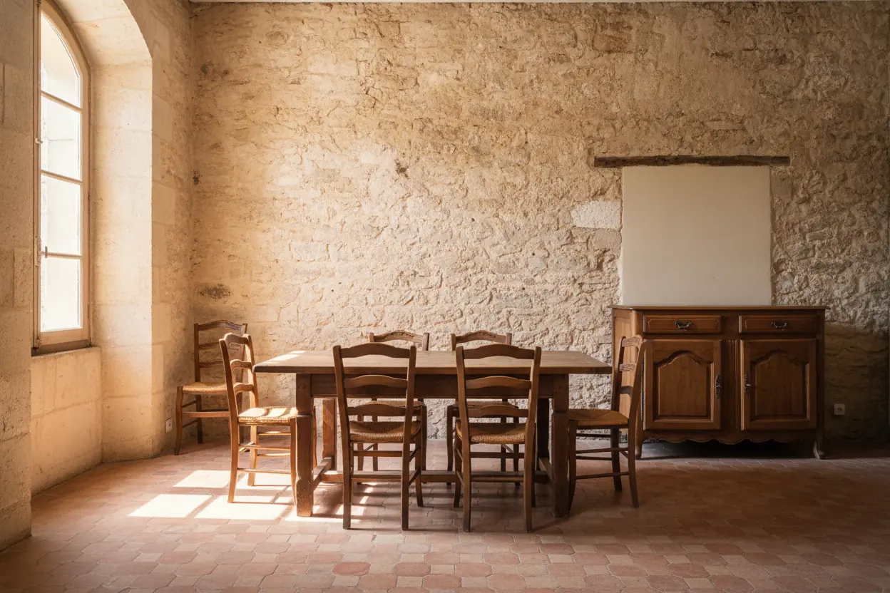 Avant : séjour chaud dans une maison ancienne du centre de Carpentras
