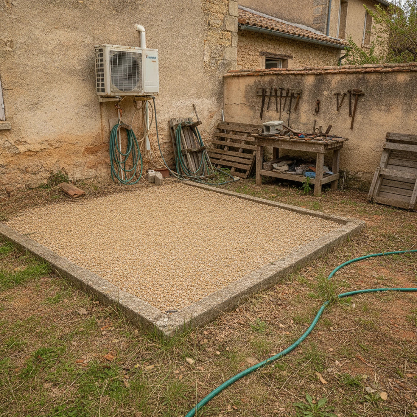 Unité extérieure remise en service après dépannage climatisation à Sarrians